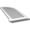 Ekena Millwork Quarter Round Top Right Surface Mount PVC Gable Vent w/ 2"W x 2"P Brickmould Sill Frame, 16"W x 42"H GVPQR16X4203SF - alternate 2